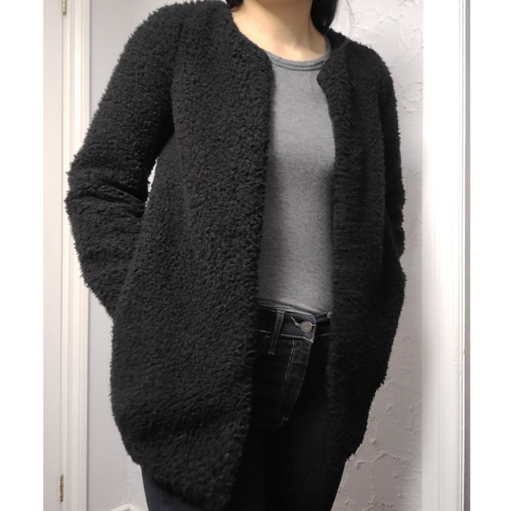 Wilfred Black Teddy Coat